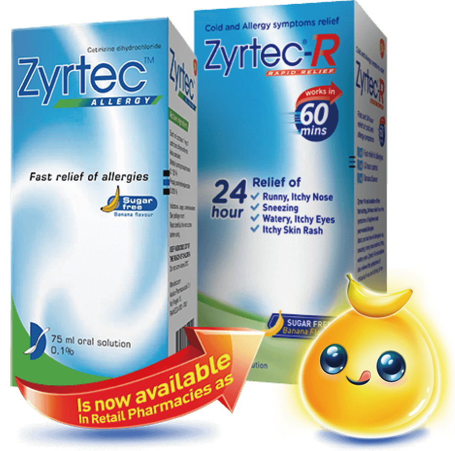 zyrtec dose for 1 year old